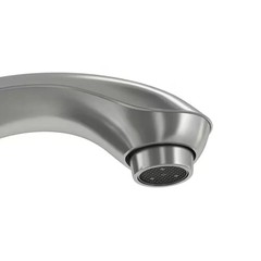 Glacier Bay Builders 4 in. Centerset Low-Arc Bathroom Faucet in Brushed Nickel