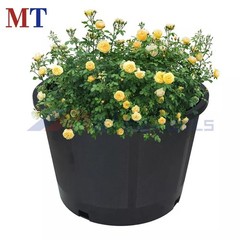 Premium Black Plastic Nursery Pot Plant Container Root Garden Planter Pots