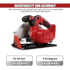 For Milwaukee M18 Battery 18V 6-1/2″ Cordless Brushless Circular Saw /TOOL ONLY