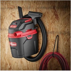 Hyper Tough 1.5 Gallon 2 Peak HP Poly WetDry Vacuum, VH105 3502, New