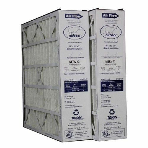Trion Air Bear 266649-103 (2-Pack) – 20″ x 20″ x 5″ Pleated Air Filter, MERV 13