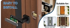 Smart Fingerprint Door Lock Keyless Entry with APP IC Card Code Key Biometric