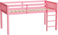 Princess Bed for Adults Kids & Young Teens No Box Spring Required Wood Slat