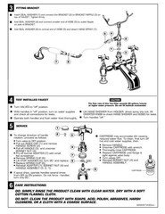 Porcher Reprise Deck Mount Tub Filler, Polished Nickel, # 5535.901 – FOR PARTS