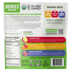 Deebee’s Organic Superfruit Freezie Pops Variety, 1.35 fl oz, 40-count