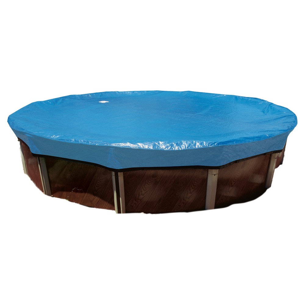 In The Swim Round Winter Covers 24 ft Blue Above Ground Winter Cover