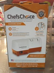 Chef’s Choice Diamond Hone Electric Knife Sharpener D202 2 Stages Orange White