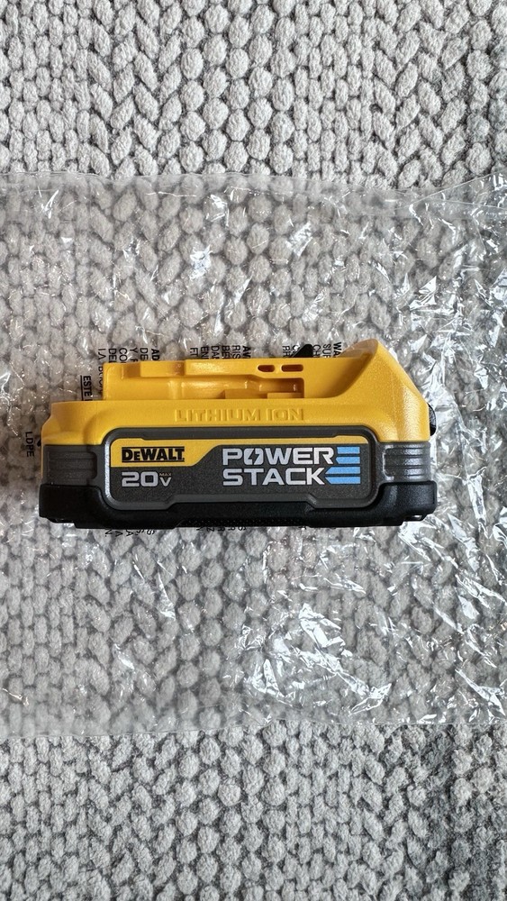 DEWALT XR POWERSTACK 20V Lithium-Ion Battery DCBP034 1.7Ah—NEW