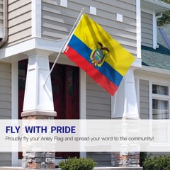 Anley Fly Breeze 3×5 Foot Ecuador Flag – Ecuadoran National Flags Polyester