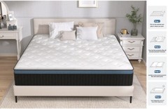 12/14 Inch Twin Full Queen King Mattress Hybrid Memory Foam Spring Bed in Box