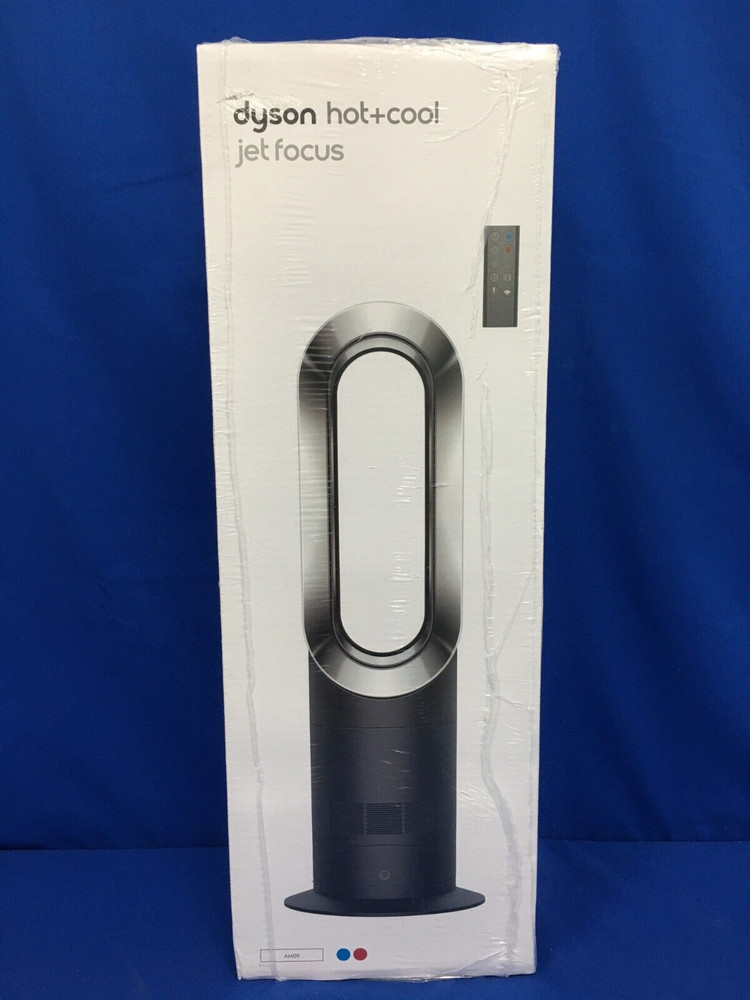 Dyson AM09 Hot+Cool Jet Focus Fan Heater – Black/Nickel – NEW