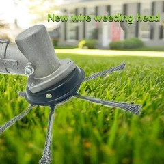 Universal Steel Wire Trimmer Head, Wire Trimming Head for Weedeater, Wire Trimme