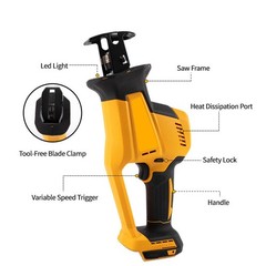 For DeWalt 20V MAX Brushless Cordless Reciprocating Saw, Tool Only