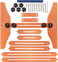 Stair Treads Gauge Template Tool Measuring Stair Tool, Easily Adjust Angle,Layou