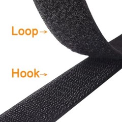 12 Pack 24 Inch Reusable Fastening Cable Straps Hook and Loop Cinch Cable Ties