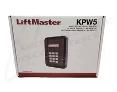 Liftmaster KPW5 5 Code Wireless Keypad Security+ 2.0 LED Backlight Metal Keypad