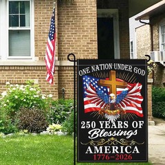 250 Year American Anniversary Garden Flag 250th Anniversary USA Flag Patriotic 4