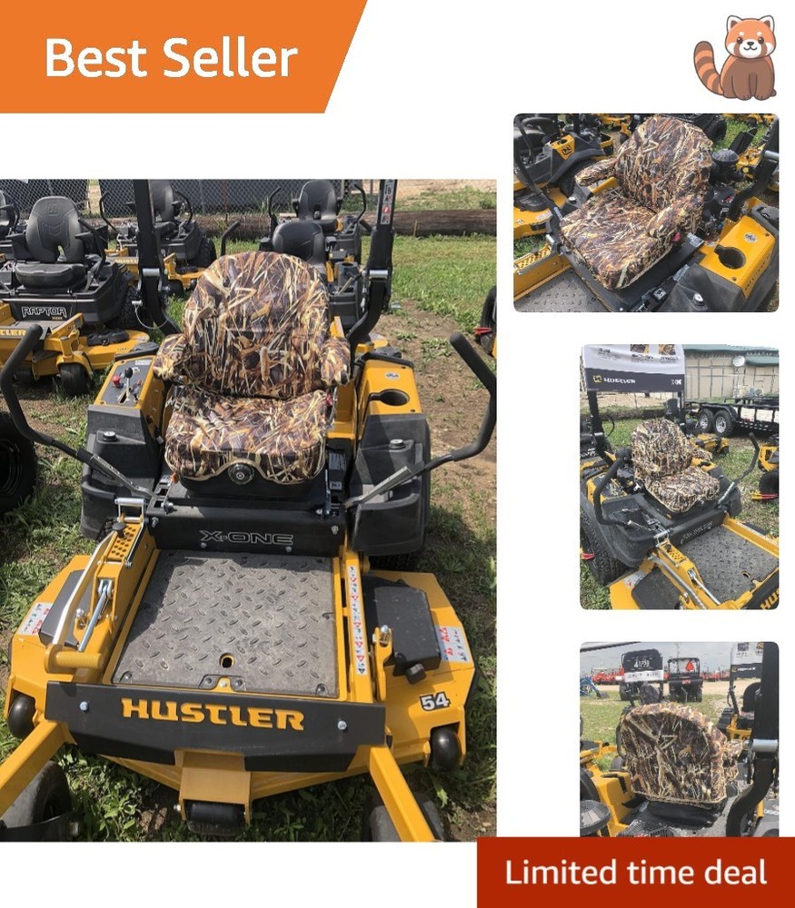 Hustler Fastrak Custom Seat Covers – Waterproof, Machine Washable Camo Design