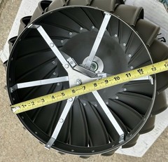 Roof Vent Wind Turbine 12in Brown Aluminum Whirlybird Attic Exhaust Fan NOS IOB