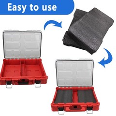 2 PCS Econo Foam Inserts for Milwaukee Packout Tool Box Organizer 48-22-8430