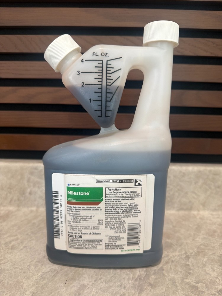 Milestone Herbicide 1 Qt – Aminopyralid Pasture Rangeland Invasive Weed Control