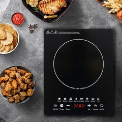 2200W Portable Kitchen Countertop Induction Cooktop Burner Electric Hot Stove