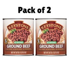 Keystone All natural Ground Beef 28 oz Can, (PACK OF 2) Free Shipping