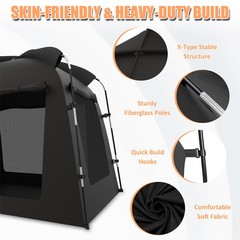 Indoor Privacy Tent Portable Bed Blackout Sleeping Space Canopy for Kids Adults