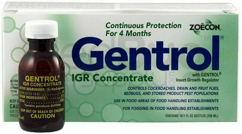 Gentrol IGR Concentrate Insect Growth Regulator Roaches Bed Bugs – 1oz or 1 Pint