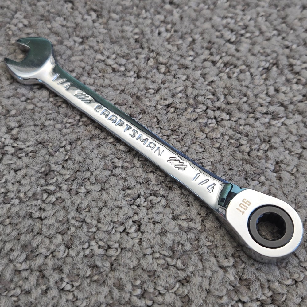 Craftsman 90T Ratcheting Combination Wrench SAE or Metric Choose a Size