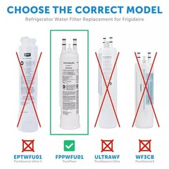 4Pack Frigidaire FPPWFU01 PWF-1 Refrige PurePour Water & Ice Filter New US STOCK