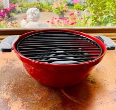 Deluxe Minden Anytime Stove Top Grill with Accessories As Seen on TV Open Box