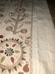 Lg Aarong Embroidered Tapestry Folk Art Bangladesh Pictorial Tapestry 31″ x 78″