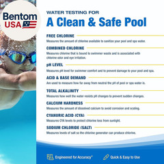 K-2006-SALT FAS-DPD, 9-In-1 Pool & Spa Test Kit, Free & Combined Chlorine, Ph, A