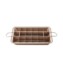 12.2*7.68*1.57in Carbon Steel Baking Sheet with Divider Nonstick Baking Pan