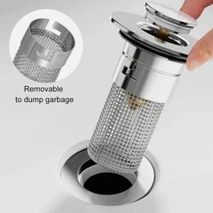 Washbasin Drainer Universal Type Copper Core For Water Leakage Plug Of Filter