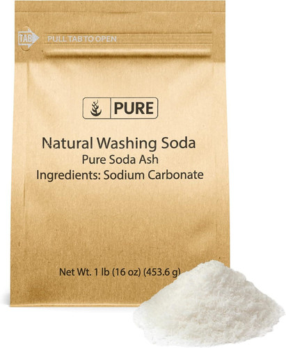 Pure Original Ingredients Natural Washing Soda (1 lb.), 16 Ounce (Pack of 1)