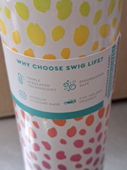 Swig Life “Wild Child” 20 Oz Water Bottle Flip And Sip Lid New!
