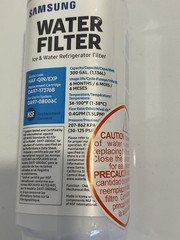 Samsung Refrigerator Water Filter -NO BOX DA97-17376B HAF-QIN/EXP Sealed Packag