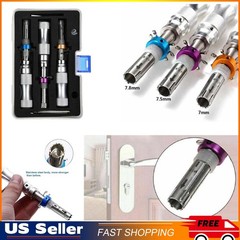 3PCS Tubular 7 Pins Tool Stainless Adjustable Tool 7mm 7.5mm 7.8mm 3 Inner Rods