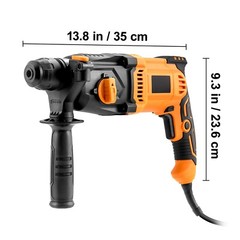 Rotary Hammer Drill Corded Drills 1″ 4 Modes SDS-Plus Chipping Hammers