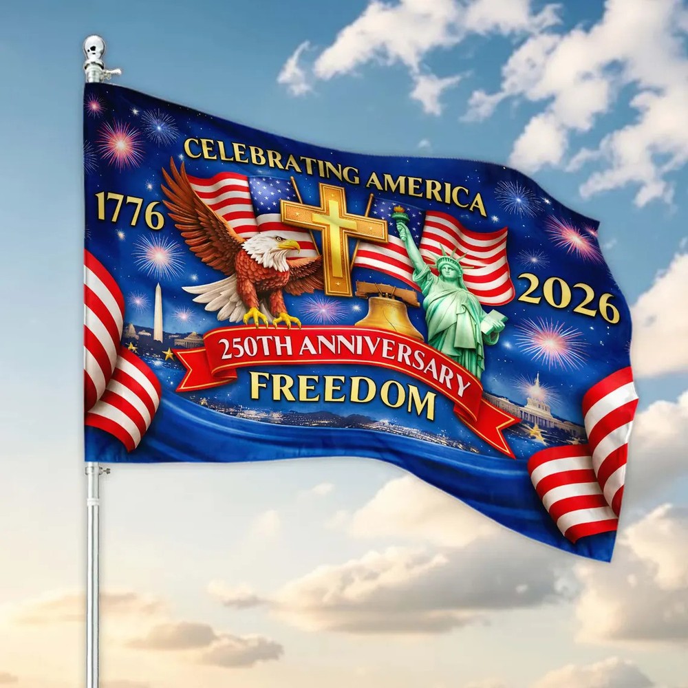 United States of America 250 Years Flag, US 250th Anniversary Flag 1776–2026