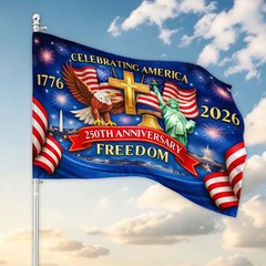 United States of America 250 Years Flag, US 250th Anniversary Flag 1776–2026