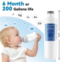2X FOR LG LT1000P Refresh Refrigerator Ice Water Filter ADQ747935 GF-D706BSL