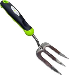 Garden Guru Stainless Steel Hand Weeder Fork Tool – Rust Resistant Stainless