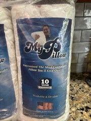 Two My Pillow Premium S/Q Size Washable Dryable Bed Pillows NEW