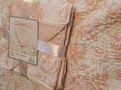 Room To Room Quilt Throw Floral Pink 50″×60″ Any Room