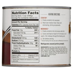 (4 pack) Castleberry’s Chunky Beef Stew, 20 oz Can – Heat & Serve Hearty Comfort