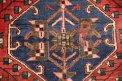 Vibrant Tribal Area Rug 4×6 Handmade Wool Geometric Pattern Carpet for Any Room
