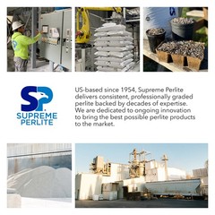 Supreme Perlite Coarse Horticultural Perlite for Potting Soil Mixes, 4 Cu Ft Bag